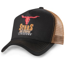 Trucker Hat - Longhorn Black