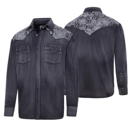 Stars & Stripes - Fred Men's Western Shirt