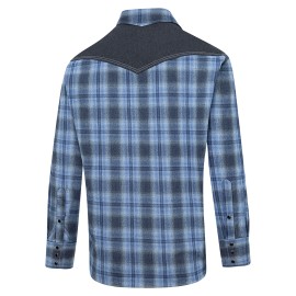 Stars & Stripes - Hank Blue Men's Western Shirt