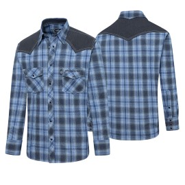 Stars & Stripes - Hank Blue Men's Western Shirt