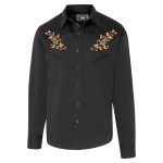 Stars & Stripes - Hogan Black Men's Western Shirt