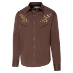 Stars & Stripes - Hogan Brown Men's Western Shirt