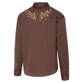 Stars & Stripes - Hogan Brown Men's Western Shirt