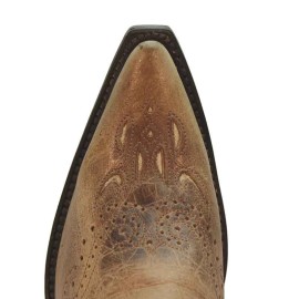 Stars & Stripes - Women's Western Boots - Dark Honey