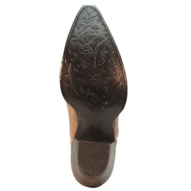 Stars & Stripes - Women's Western Boots - Dark Honey