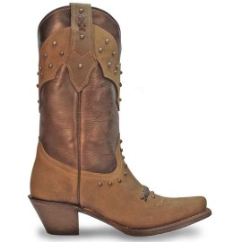 Stars & Stripes - Women's Western Boots - Crazy Ocra