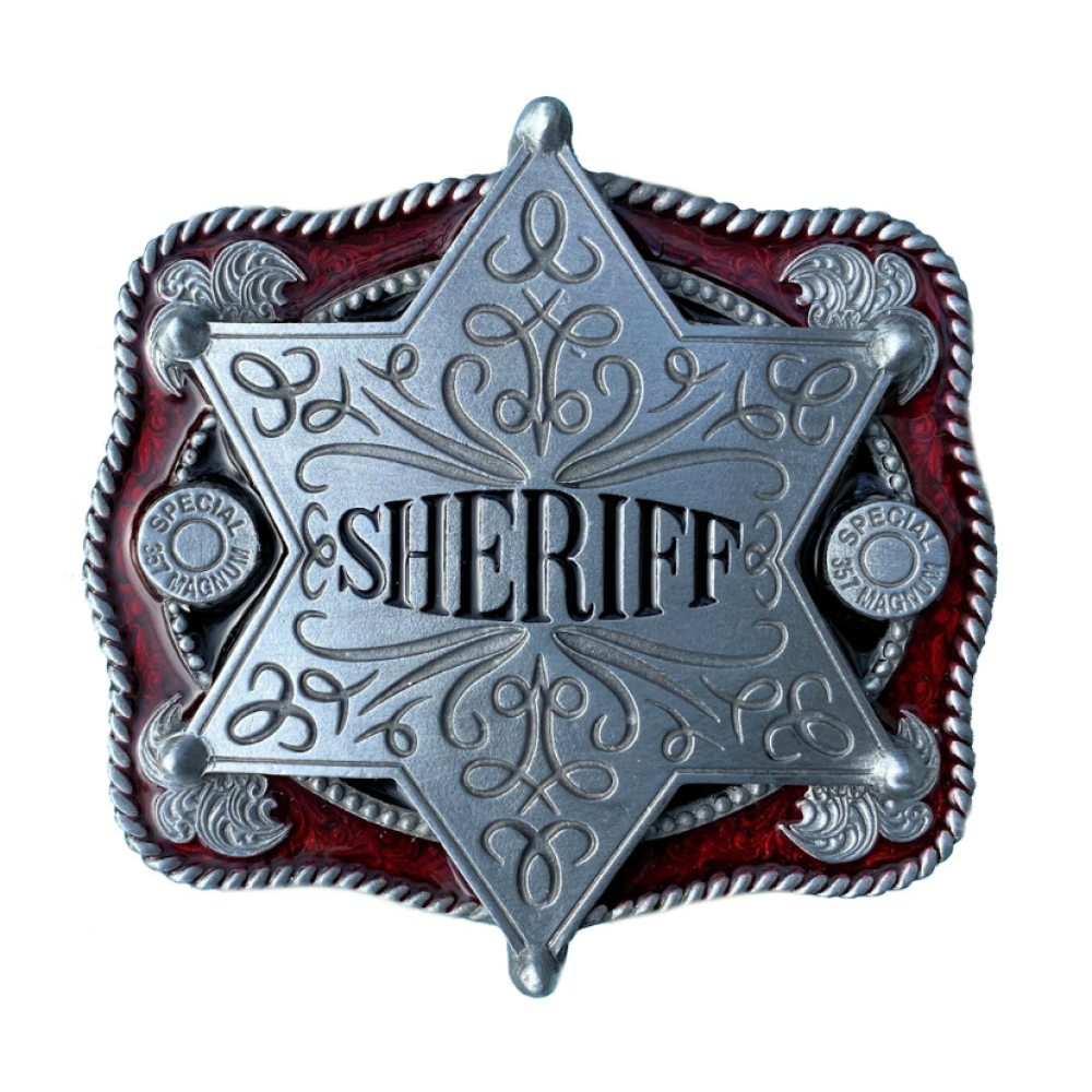 Belt Buckle - Sheriff Star