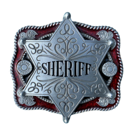 Belt Buckle - Sheriff Star
