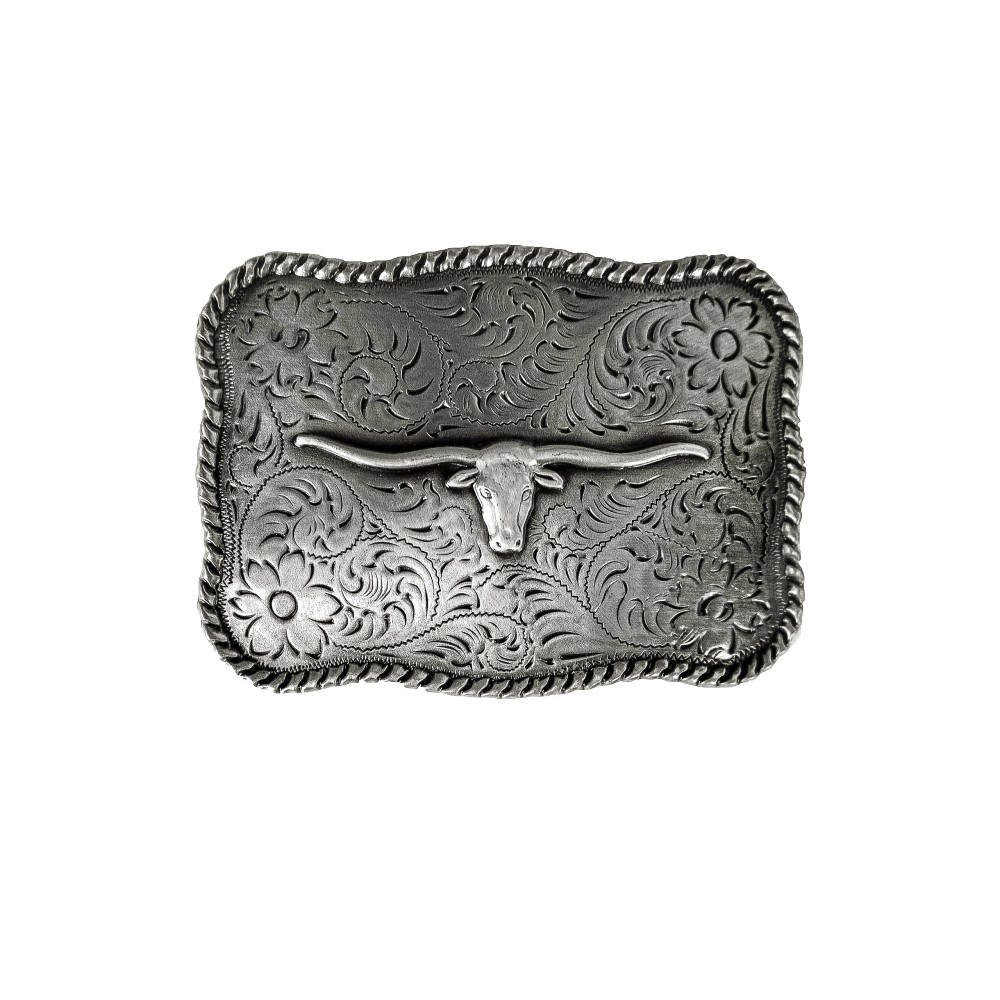 Belt Buckle - Longhorn Steer Skull