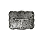 Belt Buckle - Longhorn Steer Skull