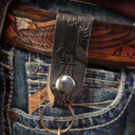 Belt Loop Keyring - Wolf