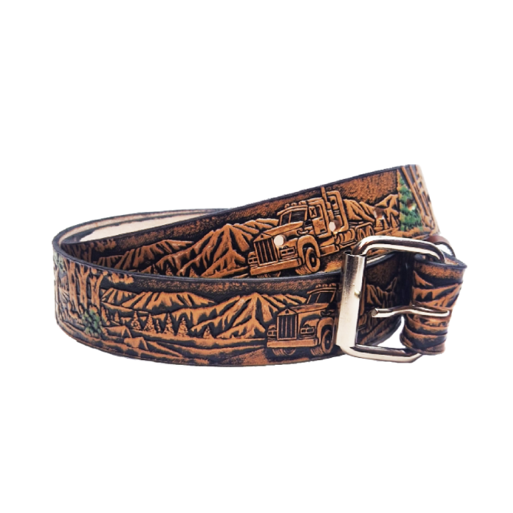 Leather Belt - Lorry