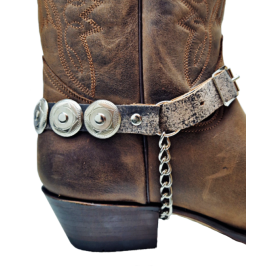 Boot Straps - Concho Stress Brown