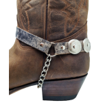 Boot Straps - Concho Stress Brown