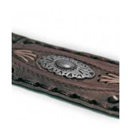 Mayura 338 Bovine Belt Brown Crazy Old Sadale
