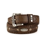 Mayura 338 Bovine Belt Brown Crazy Old Sadale