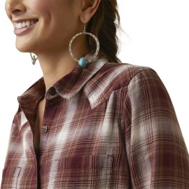 Ariat REAL Billie Jean Hearth Plaid Shirt