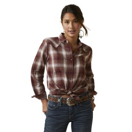 Ariat REAL Billie Jean Hearth Plaid Shirt