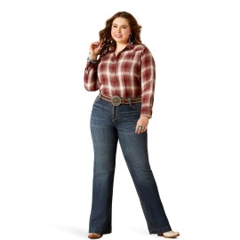 Ariat REAL Billie Jean Hearth Plaid Shirt