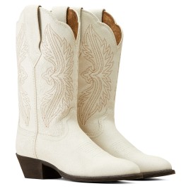 Ariat - Heritage R Toe White StretchFit Western Boot