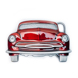 Belt Buckle -  Red Car
