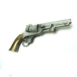 Belt Buckle - Gun revolver