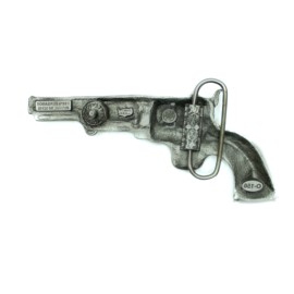 Belt Buckle - Gun revolver