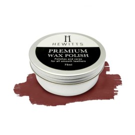 Hewitts Premium Wax Polish - Oxblood