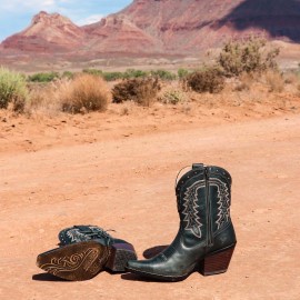 Durango - Crush™ Women's Vintage Black Bootie Western Boot