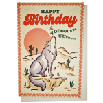 Birthday Card - Wolf