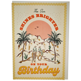 Birthday Card - Mountains
