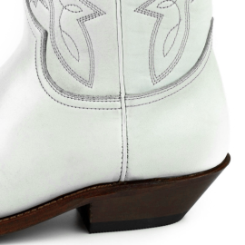 Mayura 1920 Western Biker Boot White