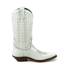 Mayura 1920 Western Biker Boot White