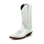 Mayura 1920 Western Biker Boot White