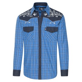 Stars & Stripes - Finley Men's Western Shirt