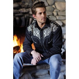 Stars & Stripes - Henry Men's Western Shirt