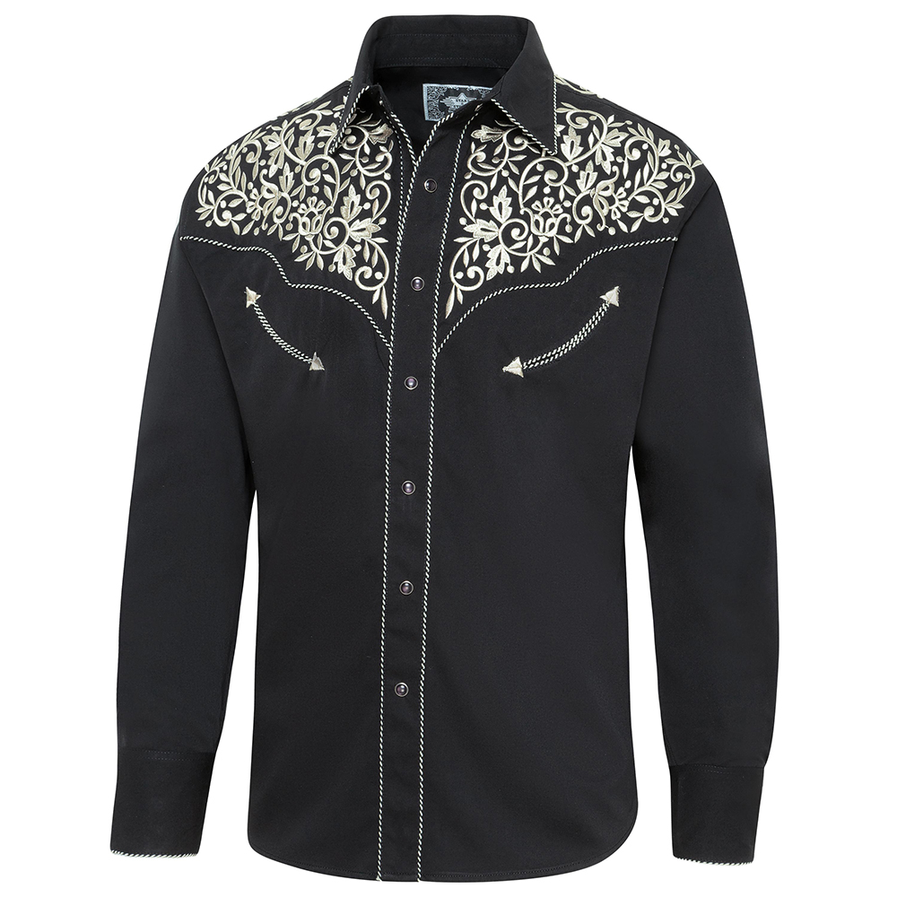 Stars & Stripes - Henry Men's Western Shirt