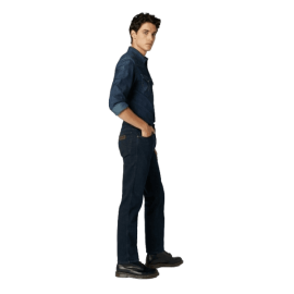 Wrangler - Men's Texas Blue Black Jeans
