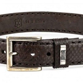 Mayura 1020 Snakeskin Python Belt Brown