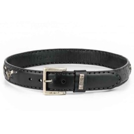 Mayura 1322S Snakeskin Python Belt Black