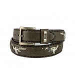 Mayura 1322S Snakeskin Python Belt Brown