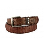 Mayura 214 Crocodile/ Snakeskin Python Belt Camel