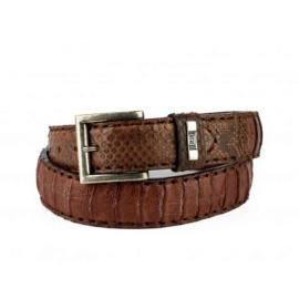 Mayura 214 Crocodile/ Snakeskin Python Belt Camel
