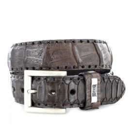 Mayura 214 Crocodile/Python Belt Castana
