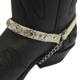 Boot Straps - Oval White - Thin