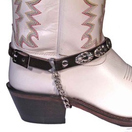 Boot Straps - Oval Dark Brown