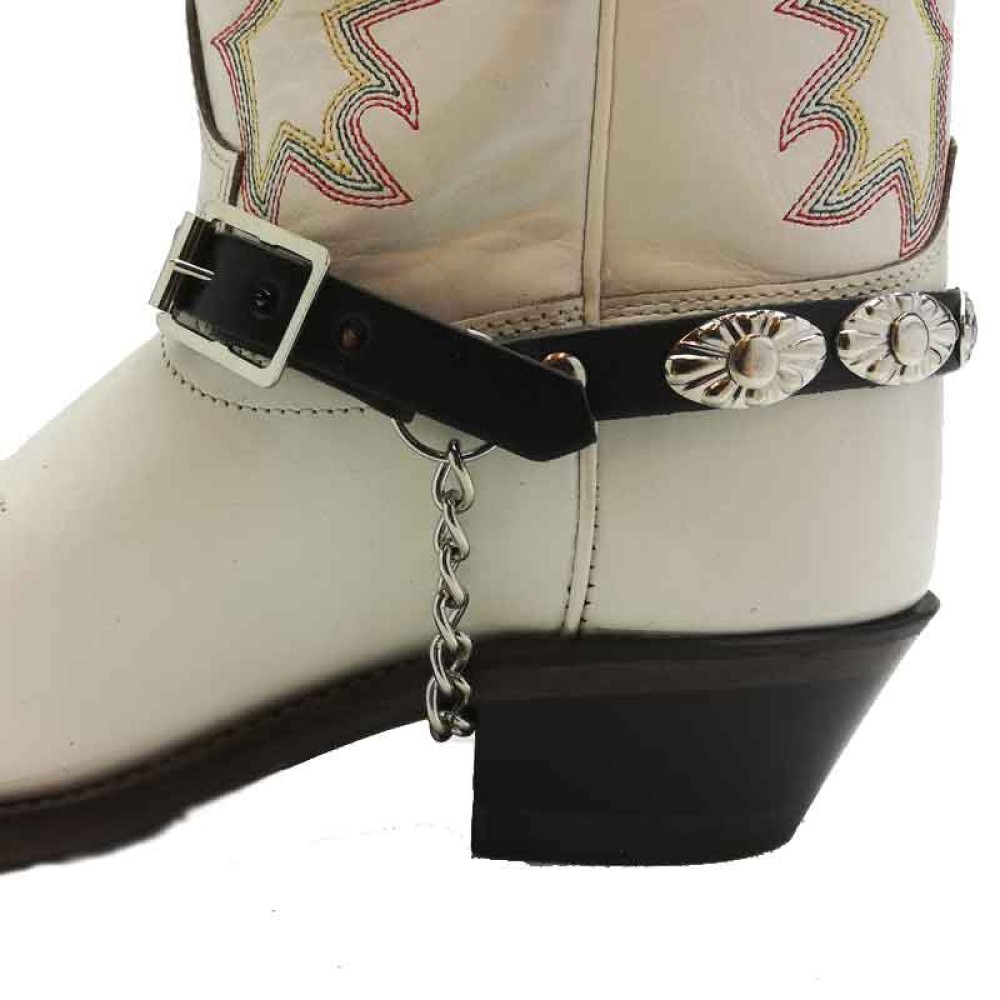 Boot Straps - Oval Black
