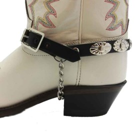 Boot Straps - Oval Black