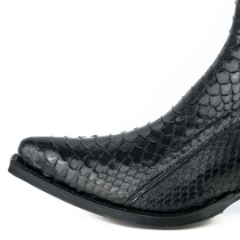 Mayura Marie 2496 Black Snakeskin