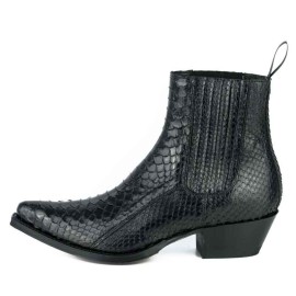 Mayura Marie 2496 Black Snakeskin
